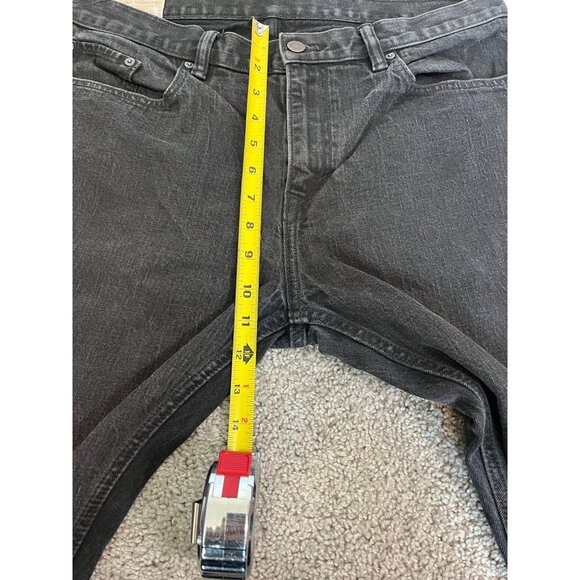 Vtg Banana Republic Mens Straight-Fit Black Denim Jeans Size 35x32 - Picture 5 of 13